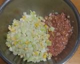 コーンと野菜のメンチカツ作り方2写真
