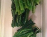 鯵の干物とほうれん草のおひたし作り方1写真