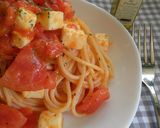＊トマトソースの冷製パスタ＊作り方10写真