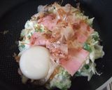 ランチに♪ダシのきいた餅いりお好み焼き作り方3写真