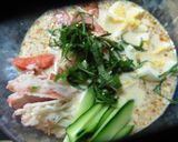 味噌担々素麺作り方4写真