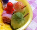 かき氷　＜キャラ弁＞作り方4写真