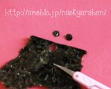 キャラ弁★ロールパンでトトロ弁当作り方6写真