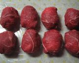 ♪焼肉のたれで肉巻きおにぎり♪作り方2写真