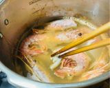 赤海老のスープ🦐作り方2写真