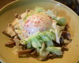 そば粉の平打ち麺ｄｅカルボナーラ風作り方18写真