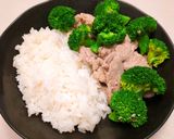 簡単！豚とブロッコリーのうま塩丼作り方4写真