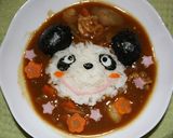 パンダがうちにやってきたカレー♪作り方4写真
