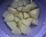 ルクルーゼでスープたっぷり肉じゃが作り方1写真
