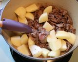 ルクルーゼでスープたっぷり肉じゃが作り方6写真