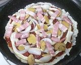 フライパンミックスピッツァ作り方8写真
