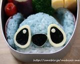 キャラ弁☆デコふり空色deスティッチ♪作り方12写真
