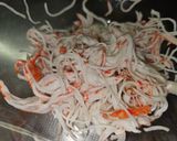 シャキシャキ大根とカニカマのごま風味サラダ作り方6写真