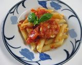 ペンネのバジルトマトソースチーズ焼き作り方16写真