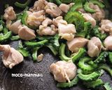 簡単♪ゴーヤと鶏肉のそうめんチャンプルー作り方4写真