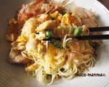 簡単♪ゴーヤと鶏肉のそうめんチャンプルー作り方7写真