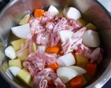 夏休みに！時短☆豚こまカレー作り方1写真