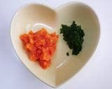 * 明太子とバジルno ❤ 冷製パスタ♪作り方1写真