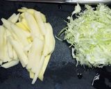 じゃがいも★ｷｬﾍﾞﾂの味噌汁作り方1写真
