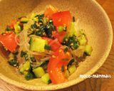 さっぱり＊野菜と春雨のねぎ塩レモンサラダ作り方5写真