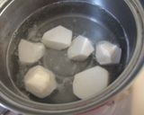 里芋の煮もの☆ごまだれ和え作り方1写真