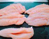 ＊ささみと大葉とカニカマのくるくる巻き＊作り方2写真