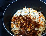 黒酢そぼろあんスタミナ大豆うどん作り方4写真