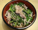 レモンと昆布茶であっさりネギ塩豚丼作り方4写真