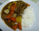 鳥レバーとごろごろ野菜のカレー作り方5写真