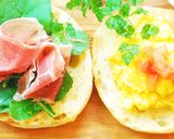 イングリッシュマフィン☆白トリュフ蜂蜜作り方4写真