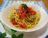 しらす＆大葉＆トマトの冷製パスタ♪作り方5写真