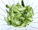 ワカメ家の食卓に頻発するゴボウサラダ作り方2写真