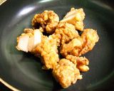 ピリ辛唐揚げ丼作り方1写真