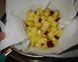 秋の風味♪　さつまいもと黒糖のパン作り方3写真