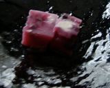 プルーベリーとチーズ寄せのカルピス寒天♬作り方4写真