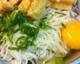 ぶっかけ素麺☆油揚げのパリパリ乗せて！作り方3写真