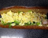 自宅でカフェサンド☆エビと玉子のバゲット作り方7写真
