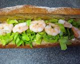 自宅でカフェサンド☆エビと玉子のバゲット作り方6写真