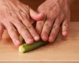 さつまあげと季節野菜のてりたま丼作り方4写真