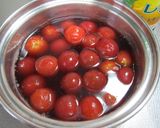 プチトマトのぶどうシロップ漬け作り方3写真