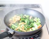 混ぜご飯【小松菜と油揚げの白だしご飯】作り方4写真