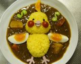 おかめインコ♪デコカレー作り方7写真