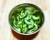 豆腐とゴーヤの新生姜和え作り方1写真