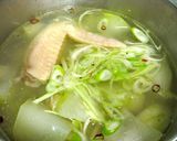 加熱5分！手羽先と冬瓜のやさしいスープ作り方5写真
