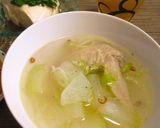 加熱5分！手羽先と冬瓜のやさしいスープ作り方6写真