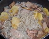 鶏レバーと糸こんにゃくの煮物作り方3写真