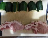 豚肉とズッキーニの塩ニンニク炒め作り方2写真