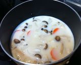 大豆ミートの豆乳味噌スープ作り方6写真