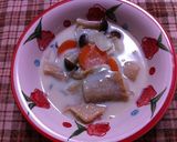 大豆ミートの豆乳味噌スープ作り方8写真