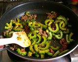 ゴーヤとひき肉のチャプチェ作り方3写真